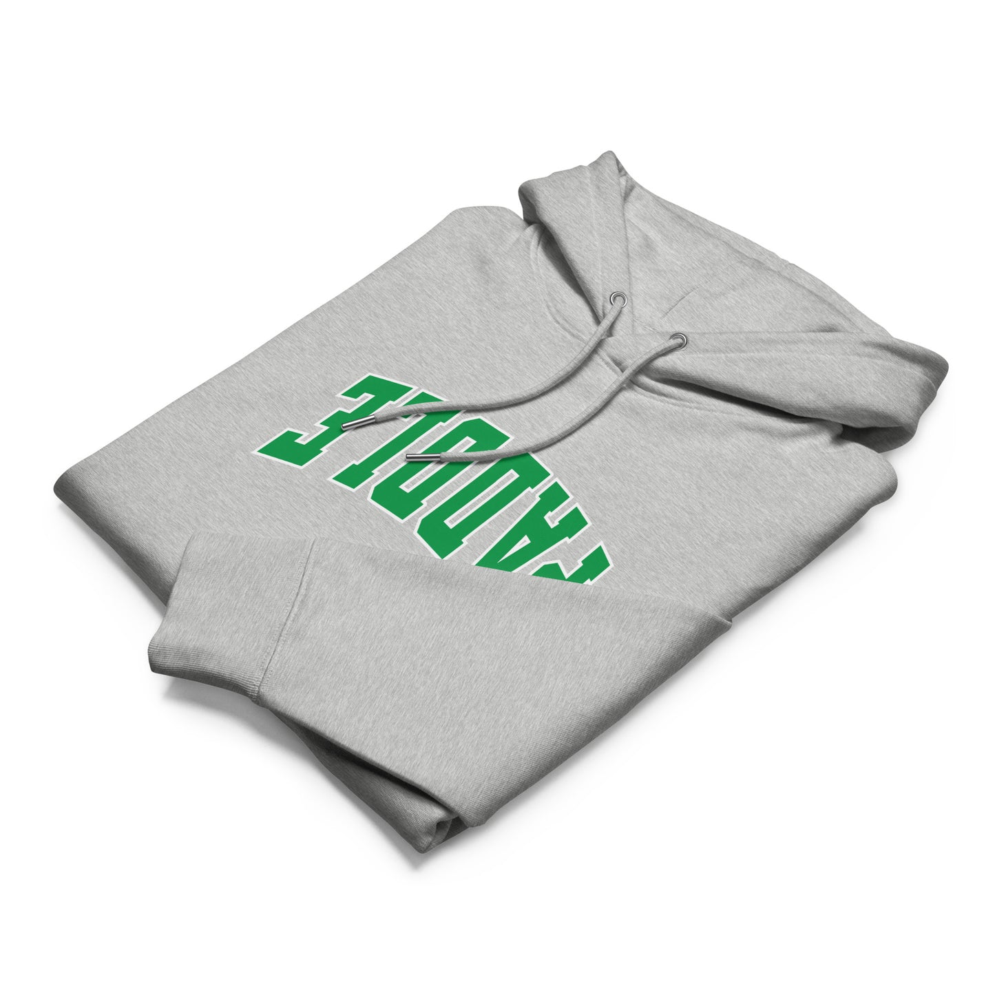 Paddle Tennis Hoodie With Upside-Down Green & White Text