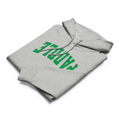 Paddle Tennis Hoodie With Upside-Down Green Text