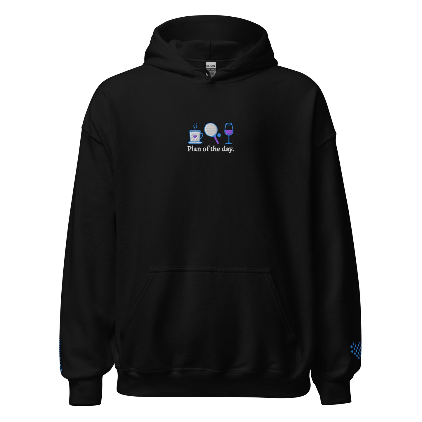 Plan Of The Day Embroidered Paddle Tennis Hoodie