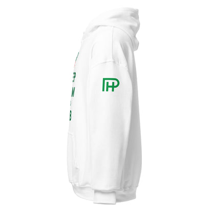 Keep Calm And Lob Hoodie With Green Text Design
